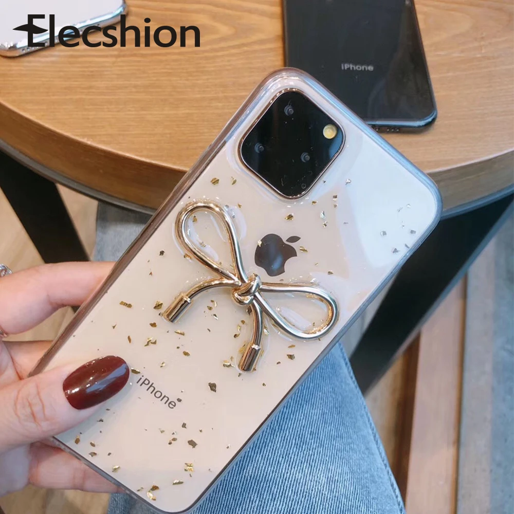 Модный чехол для телефона с золотой звездой для iphone 11, 11Pro, Max, XS, Max, X, XR, 6 S, 7, 8 Plus, задняя крышка, роскошный карамельный цвет, чехол s Coque