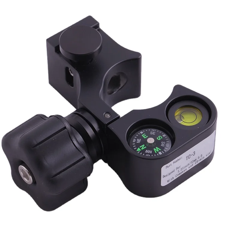 

Quick Release Clamp Bracket With Bubble&Compass 32mm&1-1/4"Pole Cradles