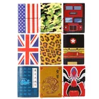 Модные 3D кожаные обложки для паспорта из ПВХ, обложки для паспорта в виде британского флага, военного автобуса, обложки для путешествий, держатель для удостоверения личности, сумка с ремешком