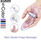 Новинка, вибратор на палец для массажа точки G, Стимуляция клитора, Женский мастурбатор, товары для взрослых для лесбийского оргазма