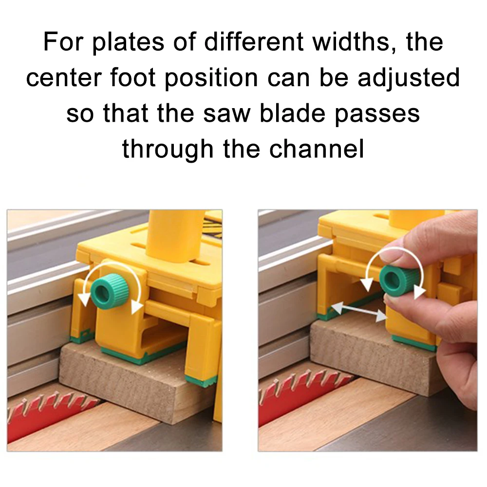 

3D Safety Push Handle Table Saws Sled for Touter Woodworking Work Protections Tools Wood Assistant Tool