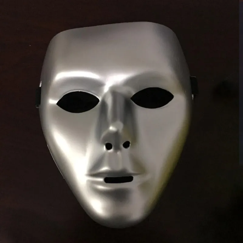 DIY маска золотого и серебряного цвета маска для вечеринки, танцев Новинка pvc уличных танцев маски для хеллоуина украшения
