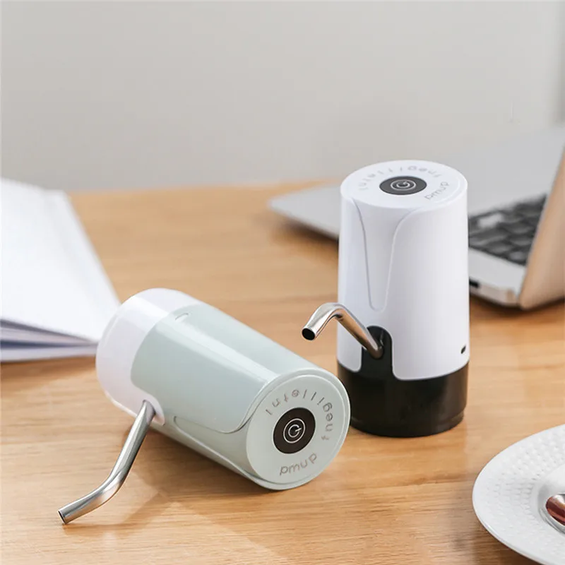 Бутылка для воды насос usb зарядка Автоматическая Питьевая портативная умная