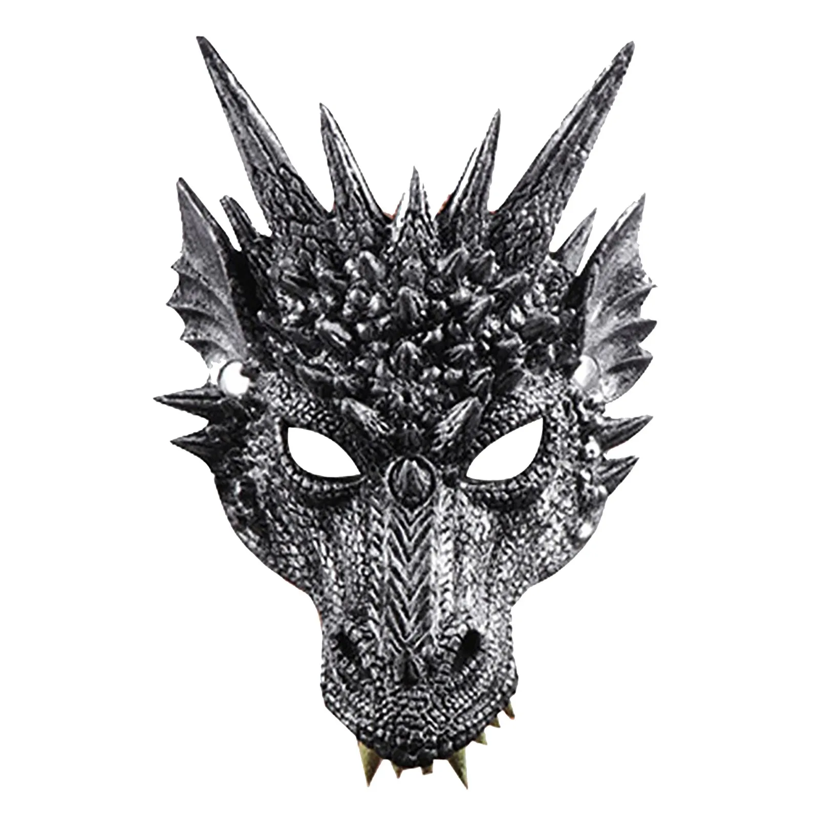 

4D Dragon Mask Half Face Mask Halloween Costume Party Cosplay Party Decoration For Costume Party Birthday Christmas Gift
