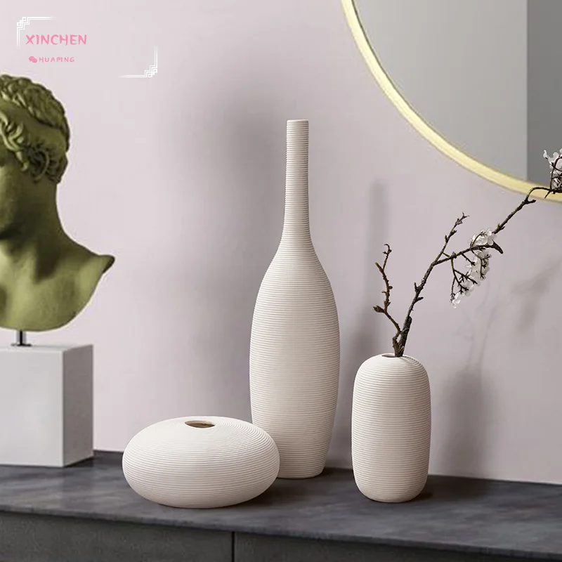 Ваза для украшения интерьера скандинавский Стиль Керамика ваза декоративные