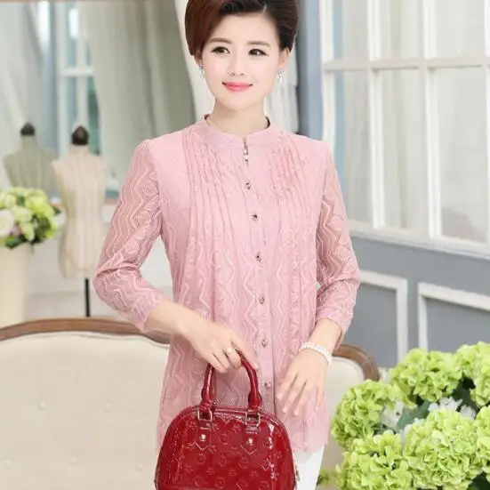 Новинка 2020 кружевная женская блузка весенняя нового размера плюс среднего