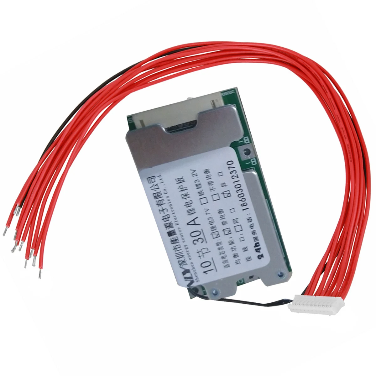 10S 36V 30A Li-Ion Cell 18650 Защита аккумулятора BMS PCB плата с функцией баланса функция защиты