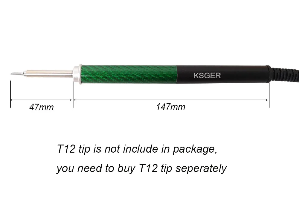 KSGER T12 DIY алюминиевый сплав паяльник ручка для STM32 OLED T12 цифровой контроллер паяльной станции электрические инструменты сна