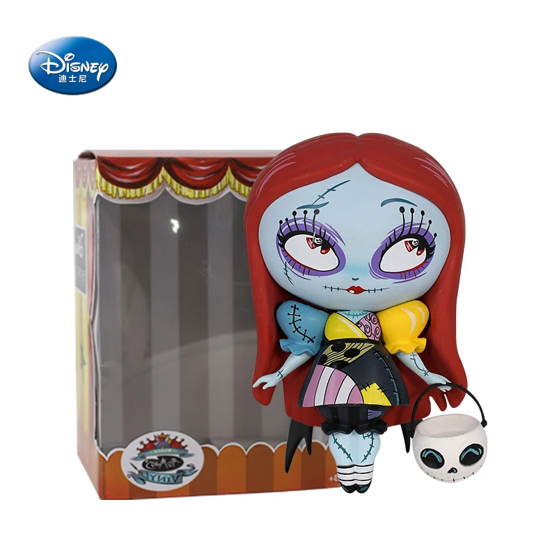 

Disney The Nightmare Before Christmas Sally Anime Peripheral Action Figures Model 15 Cm PVC Hand-Made Toys Gifts for Children