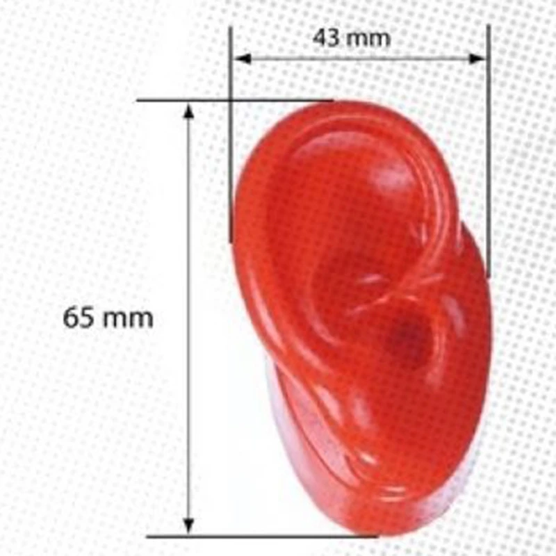 1 пара силиконовых ушей модель мягких для взрослых имитация слухового аппарата