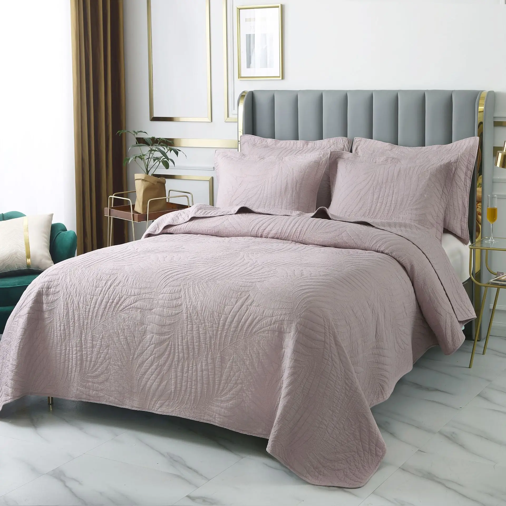 Комплект постельного белья King Size DM, платформа, горячая распродажа, 3 предмета, стирка, наволочка с вышивкой, летнее прохладное одеяло, полное стеганое одеяло.