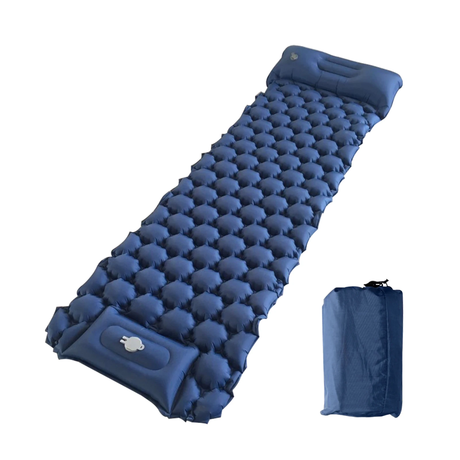 

Beach Ultralight Folding Bed Home Hiking Outdoor Camping Durable Heavy Duty With Pillow Office Inflatable Sleeping Mat Travel