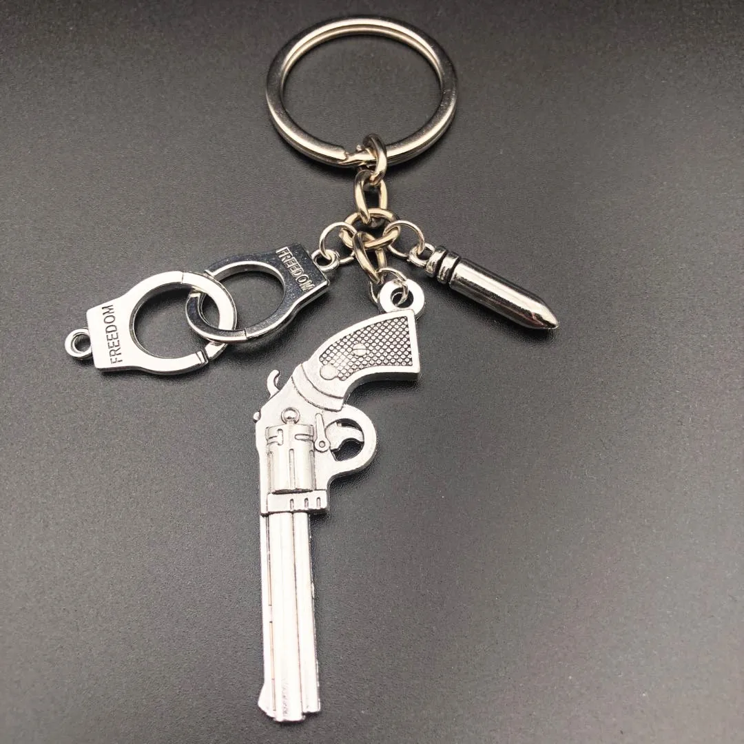 2019/креативный пустынный Орел брелок пистолет пуля наручники револьвер
