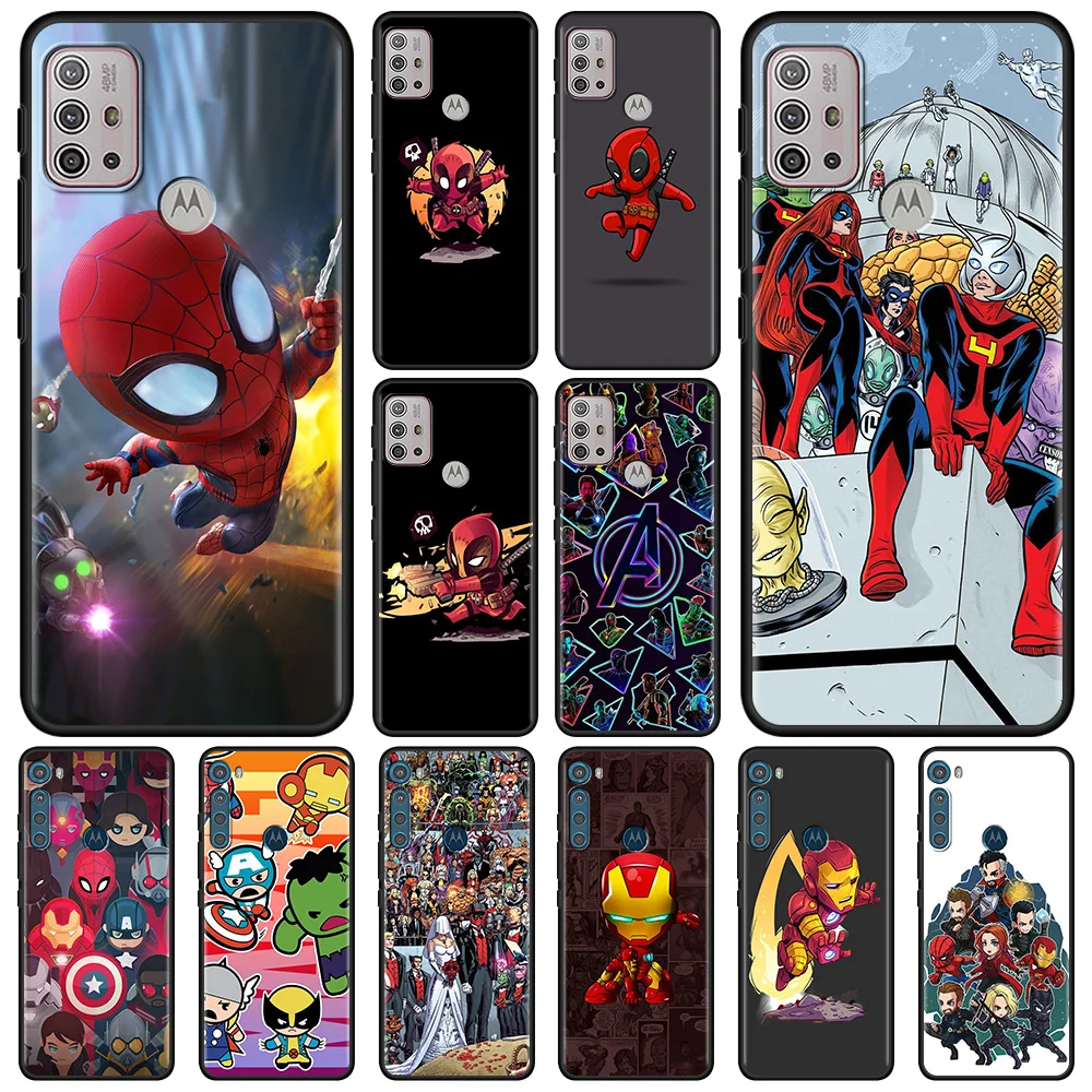 

Phone Case For Moto One Fusion G Pure Stylus 5G G100 G60s G60 G40 G50 G30 G20 G10 G9 G8 Plus Power E40 E20 Beast Marvel Comics