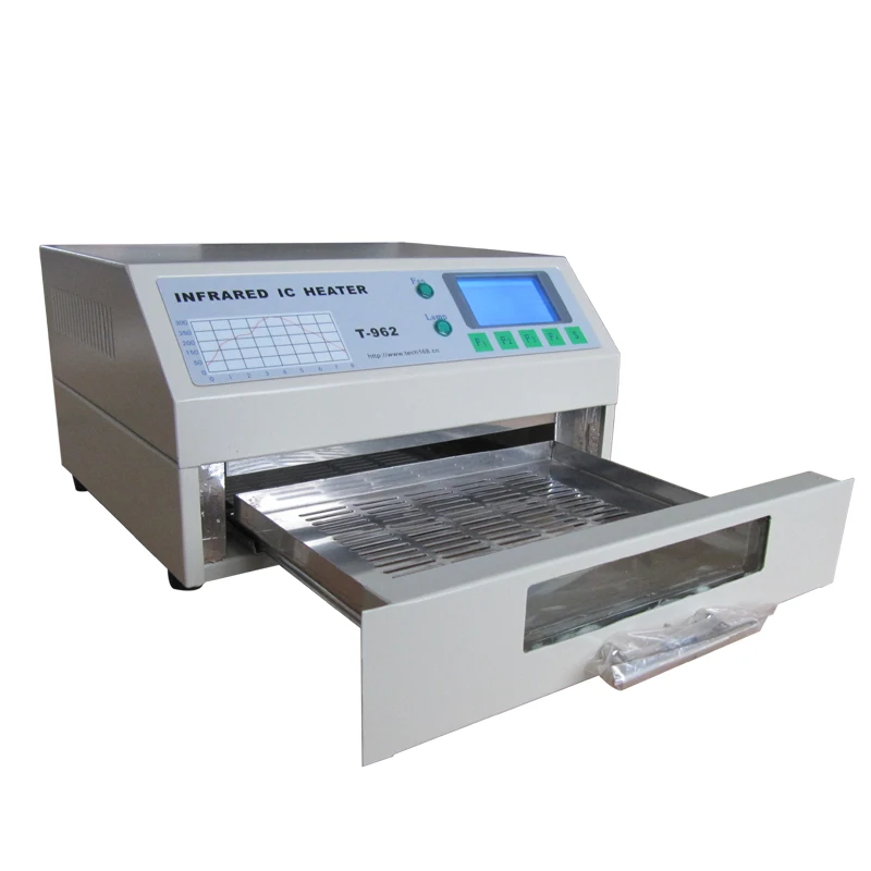 Инфракрасная паяльная печь ИК IC НАГРЕВАТЕЛЬ T962 bga станция 220В/110В сварочная зона