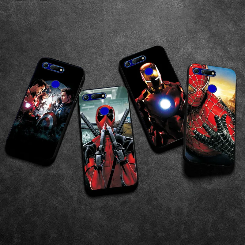 Чехол Marvel Hero для huawei Honor View 20, мягкий чехол, черный ТПУ P Smart Z P Smart, чехол для huawei Honor V20 V10, чехол
