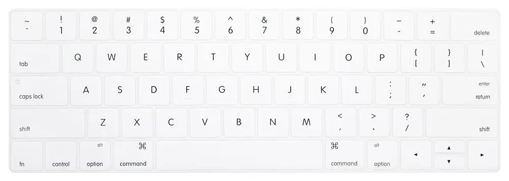 Английская американская Защитная пленка для клавиатуры для Macbook Pro 13,3 A1706 A1989 и 15,4 дюймов A1707 A1990 с сенсорной панелью