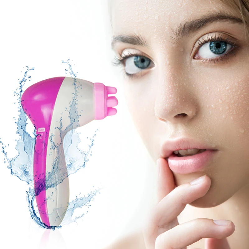 6 в 1 стирка аппарат для чистки лица поры кожи Очиститель Очищение тела массаж