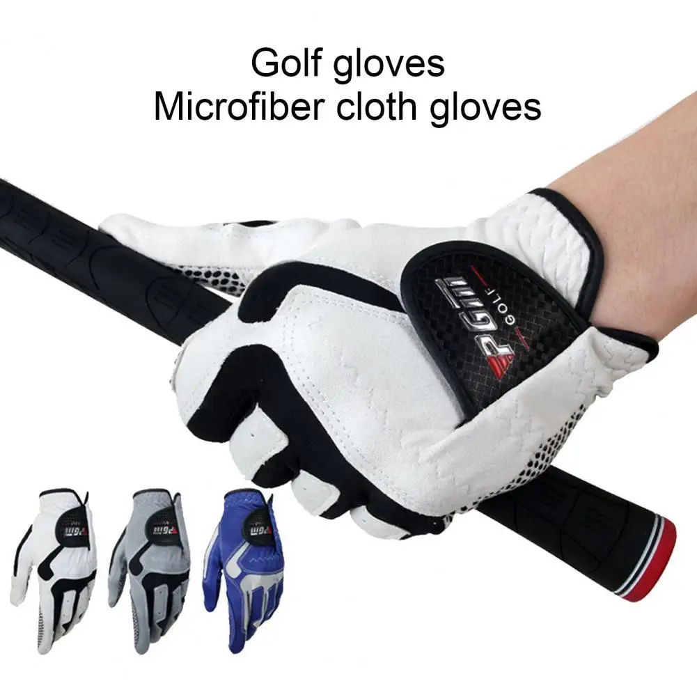 

PGM Golf Gloves Anti Slip Breathable Golf Supplies Left Hand Reliable Fit Compression Golf Glove for Outdoor