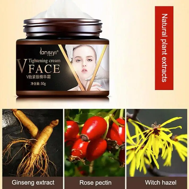 

Lifting Face Skin Cream Burning Fat Shaping V Face Firming Cosmetic Slimming Brighten Massage Cream
