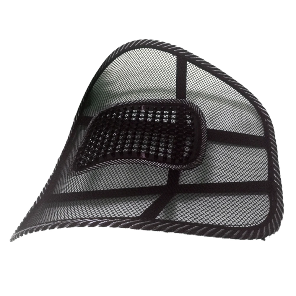 

Hot sale Massage Vent Mesh Lumbar Lower Back Brace Support Car Seat Chair Cushion Pad