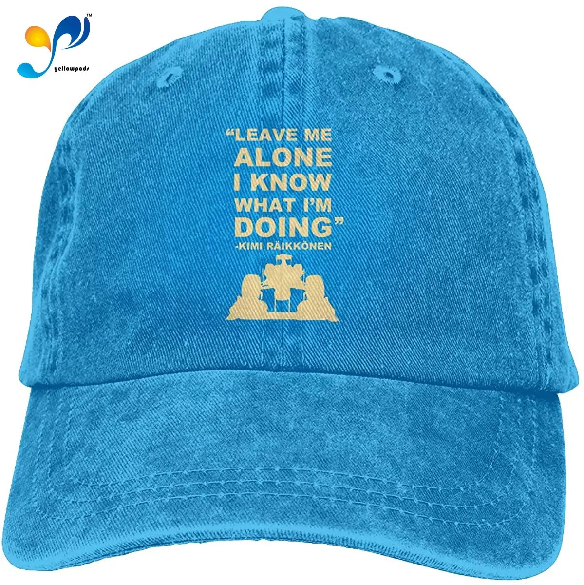 

Kimi Raikkonen Leave Me Alone I Know What I'm Doing Baseball Cowboy Hat Black