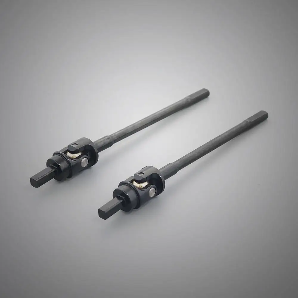 1/10 RC Crawler Metal Steel Front Rear Axle CVD Drive Shafts for Axial SCX10II 90046 |