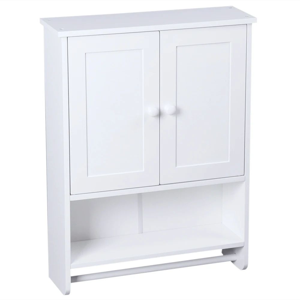 

Bathroom Wall Cabinet Double Door ZT047 Easy to Assemble and Mount on the wall Tough and Durable[US-W]