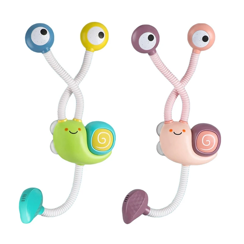 

Water Spray Squirt Swimming Pool Toys Bath Playing Toy Cartoon Shower Head Rose Shower Toys Snail Shower Bathtub Toy