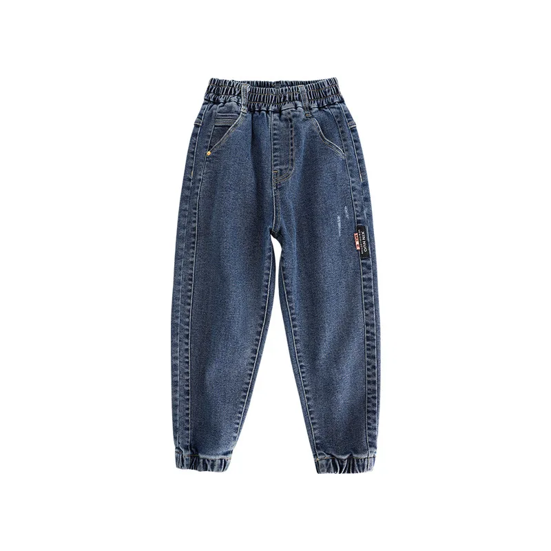 

G.E.RSCIENCE Wholesale boys jeans 2021 new brim cuhk children's leisure trousers slacks children autumn wear cowboy