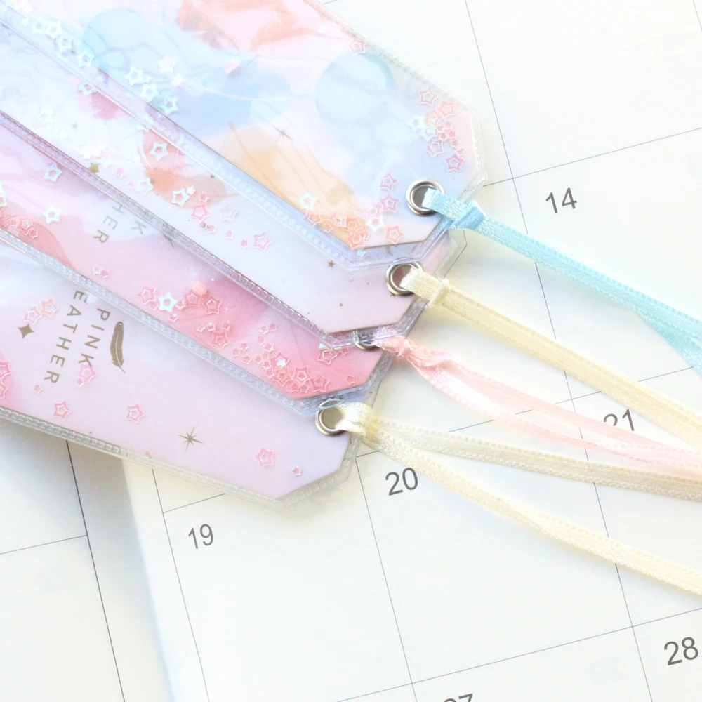 Domikee милый креативный kawaii блёстки школьник Закладка дети конфеты Корейская Книга