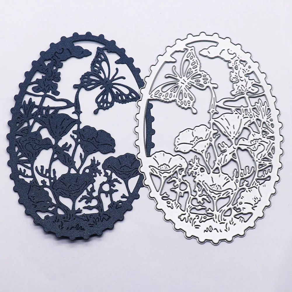 Эллипс рамка набор вырубных штампов &quotсделай сам&quot Скрапбукинг альбом Бумага