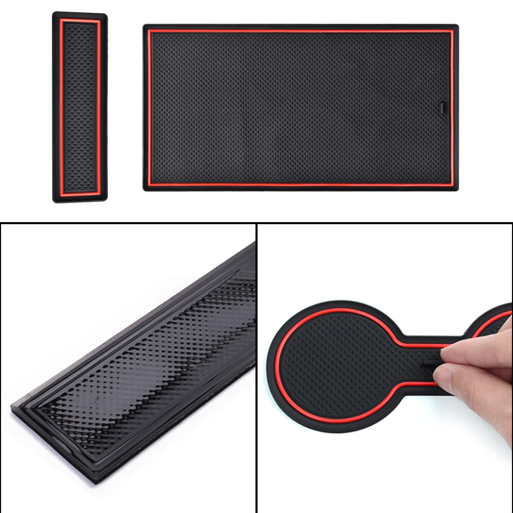 Интерьерный Коврик Для Автомобиля Tesla Model 3 2020 Car Console Wrap Mat Нескользящий Затвор