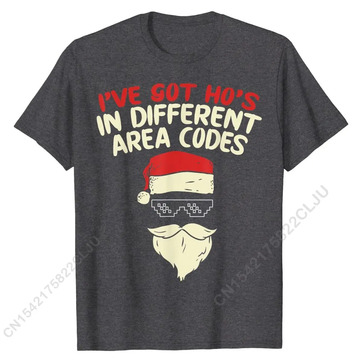 Я получил хот в разных регионах Рождественская рубашка Худ Санта футболка со