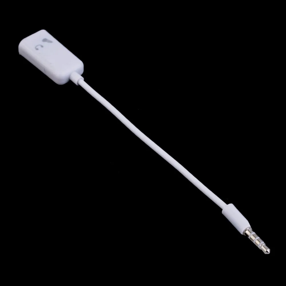 

Newest 1Pcs 3.5mm Headphone Microphone Stereo Audio Splitter Adapter Cable