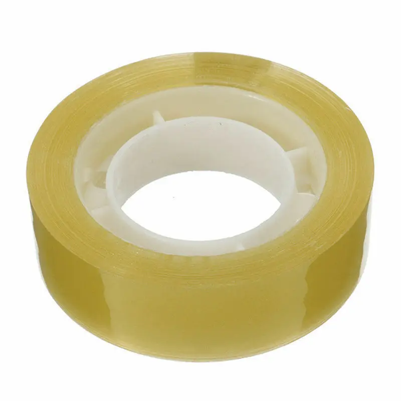 

Scotch tape roll 18mm x 20m, will not change color for a long time, moisture-resistant, stain-resistant, office stationery