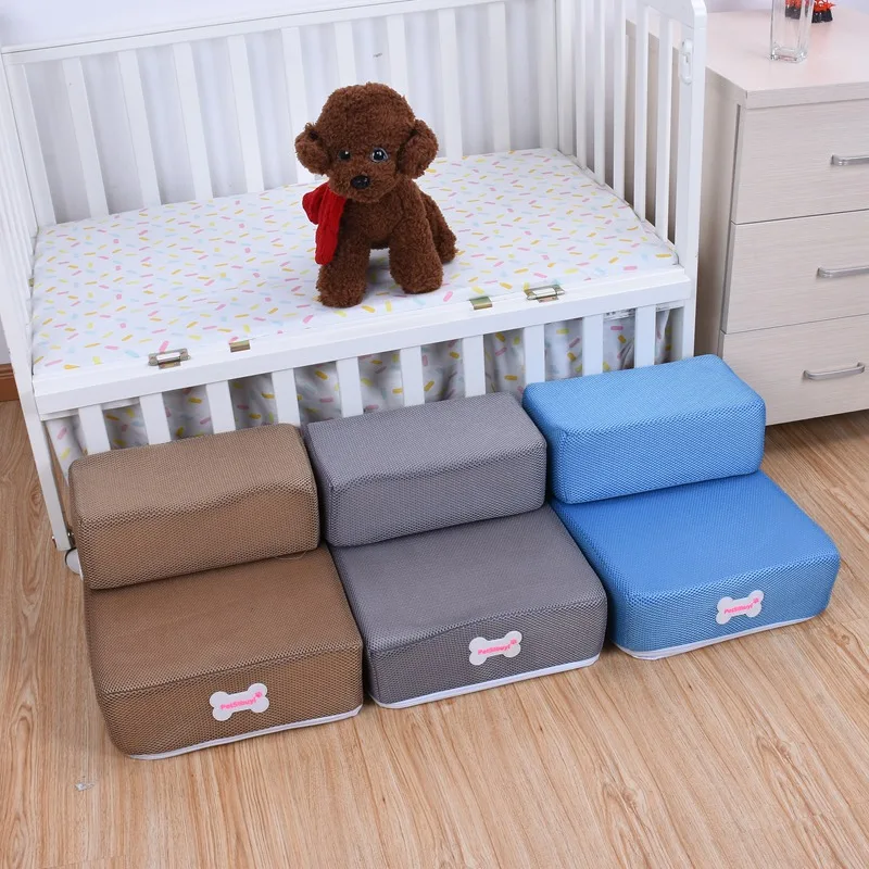 Собака Лестницы ПЭТ съемный щенка собаки кровать собачья будка с защитой от