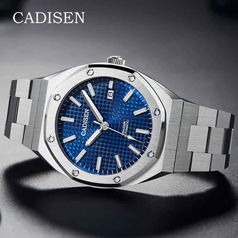 

Часы мужские механические из нержавеющей стали, водонепроницаемые, с автоподзаводом