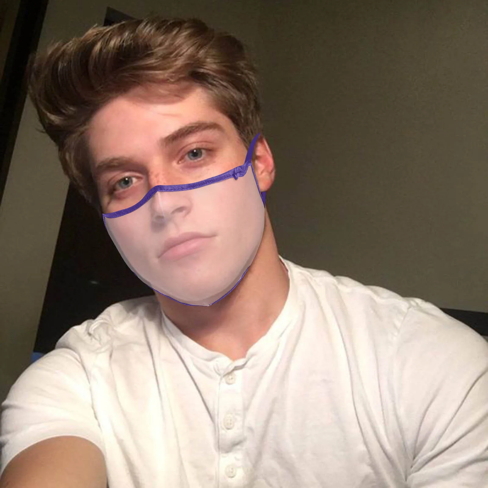 2021 женские прозрачные маски для лица моющаяся маска прозрачная с улыбкой глухих