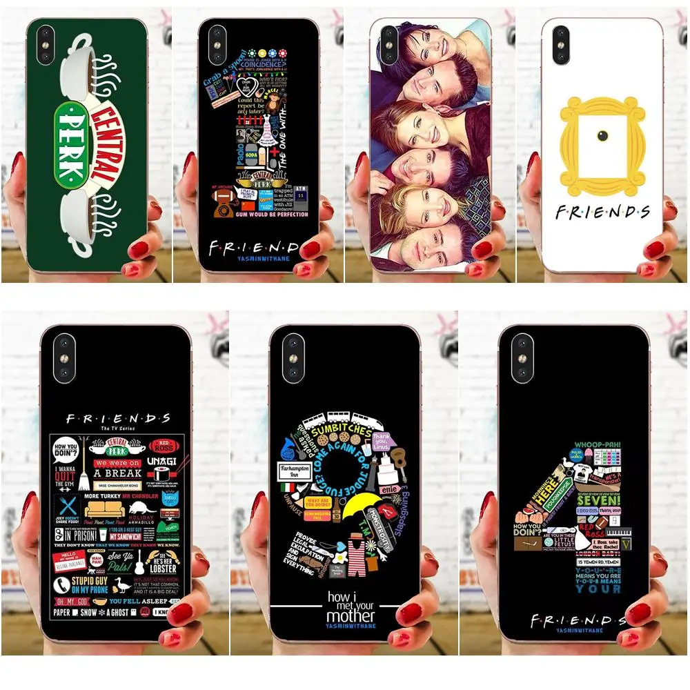 Прозрачный чехол из термополиуретана ДРУЗЬЯ Сезон ТВ для LG K50 Q6 Q7 Q8 Q60 X Мощность 2 3