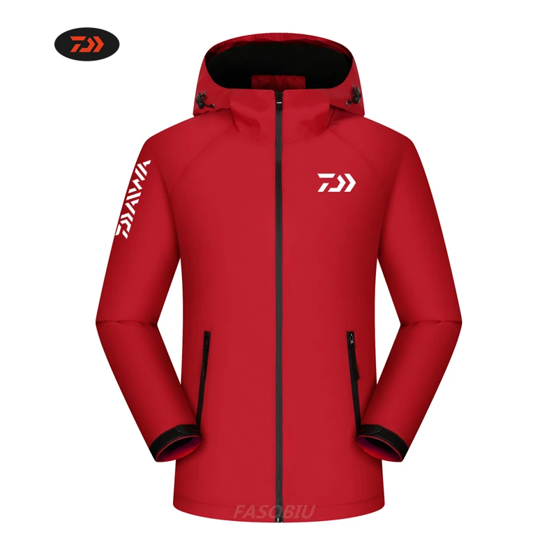 

Daiwa Autumn Winter Men's Plus Velvet Fishing Clothes Windproof Long Sleeve Fishing Clothing Outdoor Sport Fishing Jackets