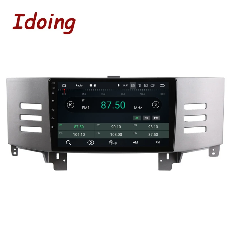 

Idoing 9"Android 10 PX6 For Toyota-Reiz 2006 Car Radio Multimedia Cassette Player Navigation GPS Bluetooth 5.0 no 2 din DVD 2din
