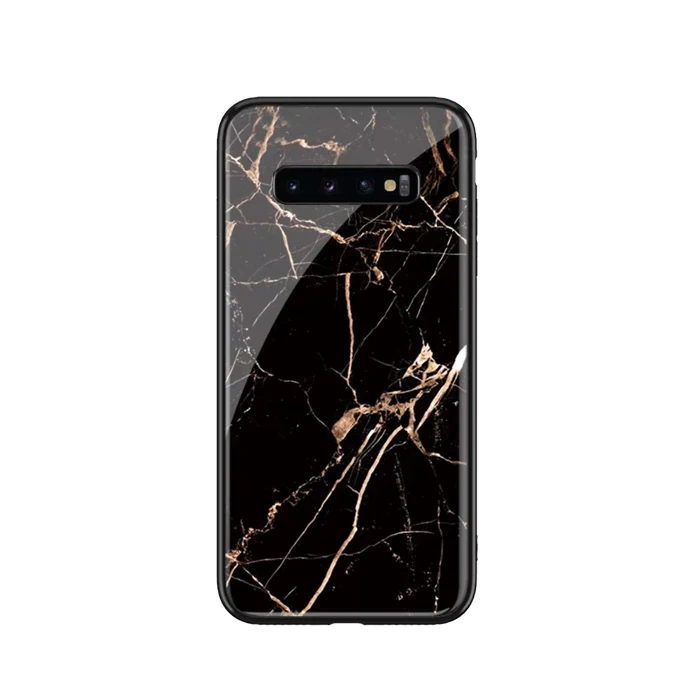 Для Samsung Galaxy S10 Plus S10Plus S10e Lite S10Lite чехол для милый стеклянный мраморный белый 360