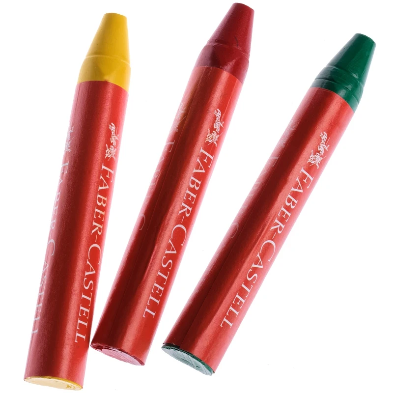 Мелки восковые утолщенные Faber-Castell &quotJumbo" 12 цв. трехгранные пластиковая