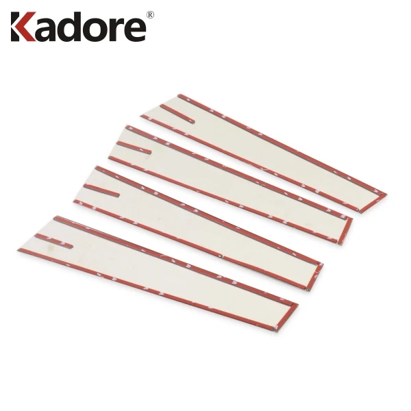 Декоративная наклейка на окно автомобиля из нержавеющей стали для Kia Rio 4 X line 2018 2019