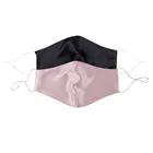 Однотонная защитная маска ультратонкая двухслойная Солнцезащитная Шелковая Маска 2 шт. mascaras mascarilla Monder шарф маска для косплея на Хэллоуин