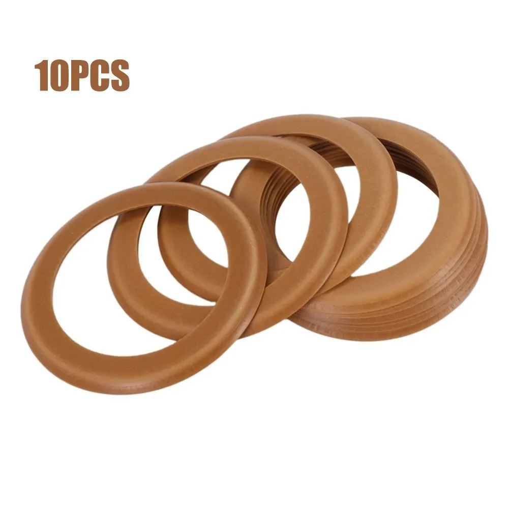10pc Pump Piston Rings Rubber Piston Ring For Air Compressor 1100W 63.7mm Cylinder Inner Diameter Oil-Free Insulated Pump Access