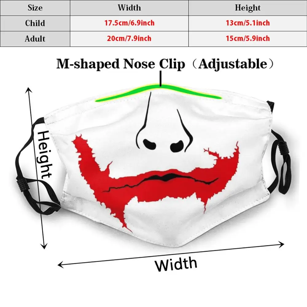 Почему так серьезно со смешным рисунком многоразовые Pm2.2815 фильтр маска для лица