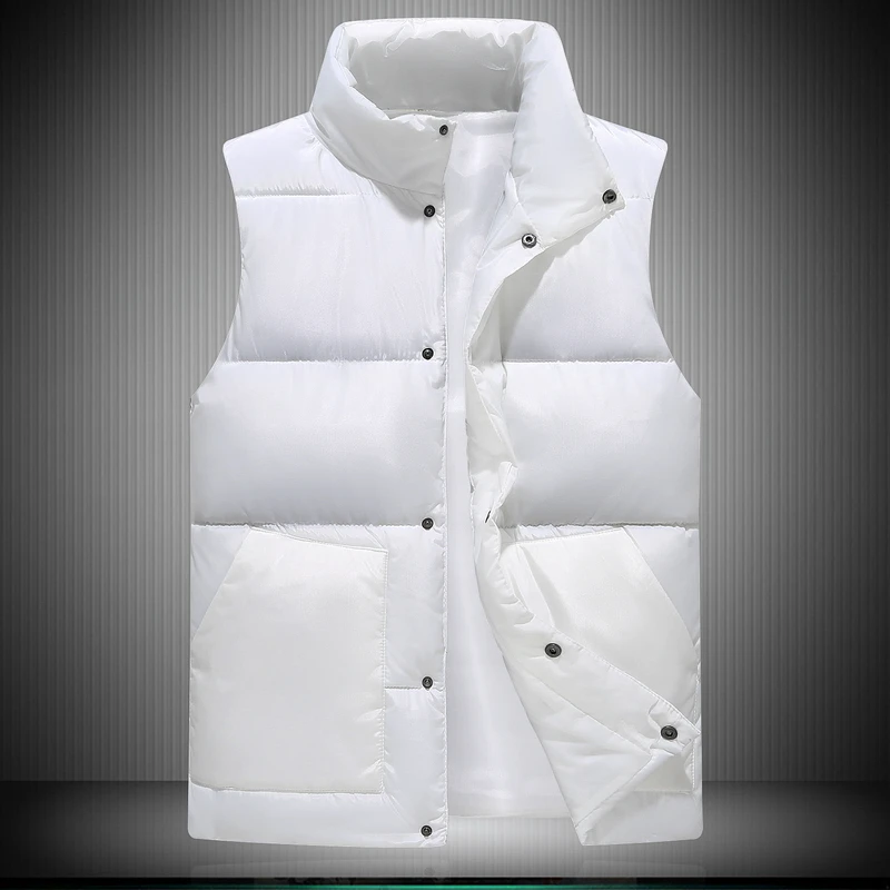 

Мужская зимняя жилетка, пуховая жилетка, мужская повседневная жилетка без рукавов, мужская жилетка с капюшоном, двусторонняя шапка, съемный...