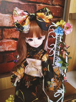 1/6 1/4 1/3 BJD аксессуары Кукла Одежда японское кимоно юката для BJD/SD yosd MSD, не включает в себя куклы, обувь, парик и другие E2538